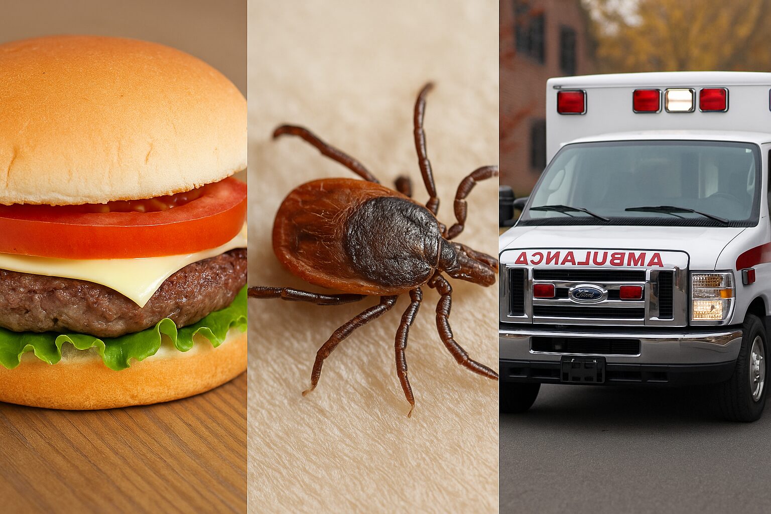 Mangia un hamburger e muore: scoperta la sindrome alfa-gal trasmessa da una zecca
