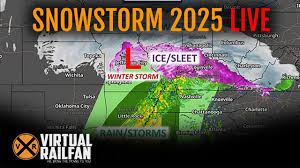 BREAKING  Winter Storm 2026 LIVE Streaming Coverage  Virtual Railfan